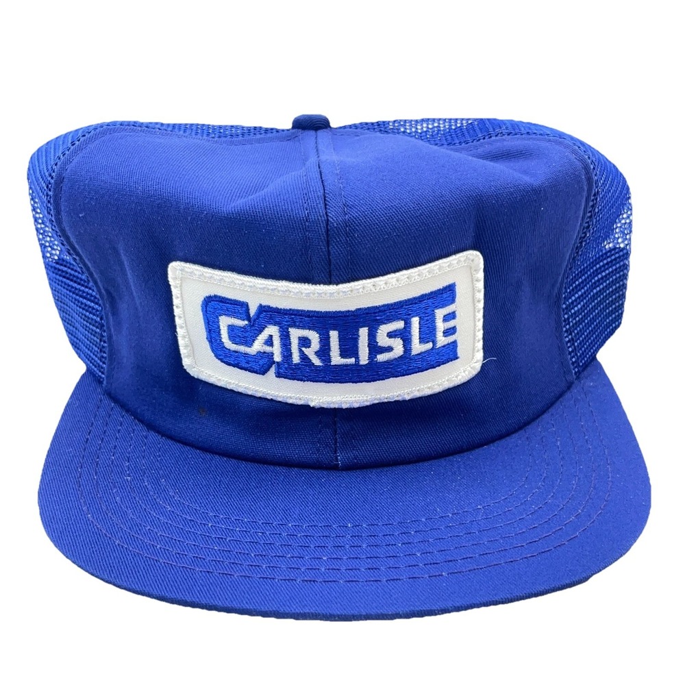 Vintage K Products Trucker Hat Cap Made In USA 80s Mesh Carlisle Patch Farm M29